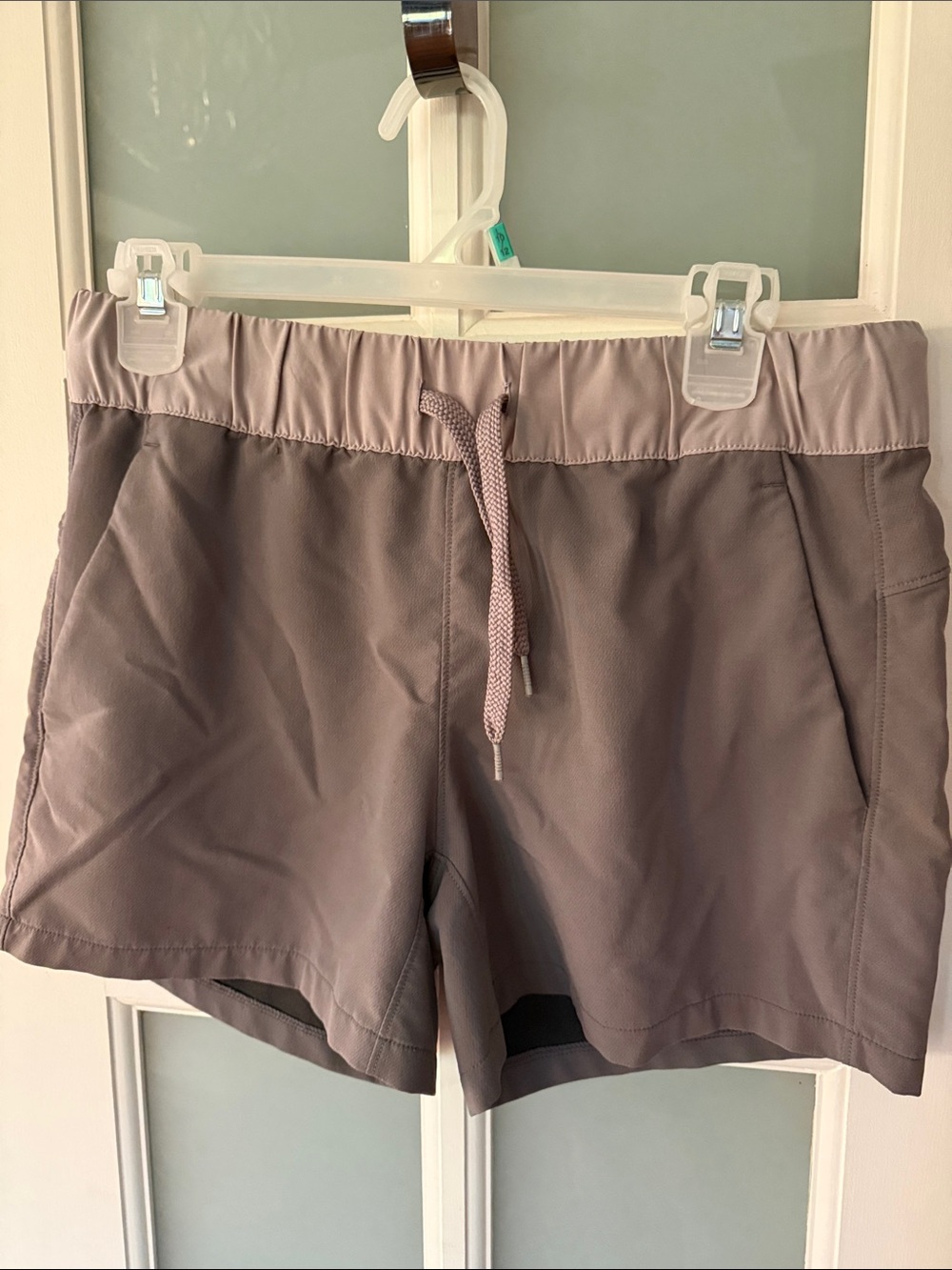 Free Fly Apparel Women's Drawstring Performance Shorts - Grey